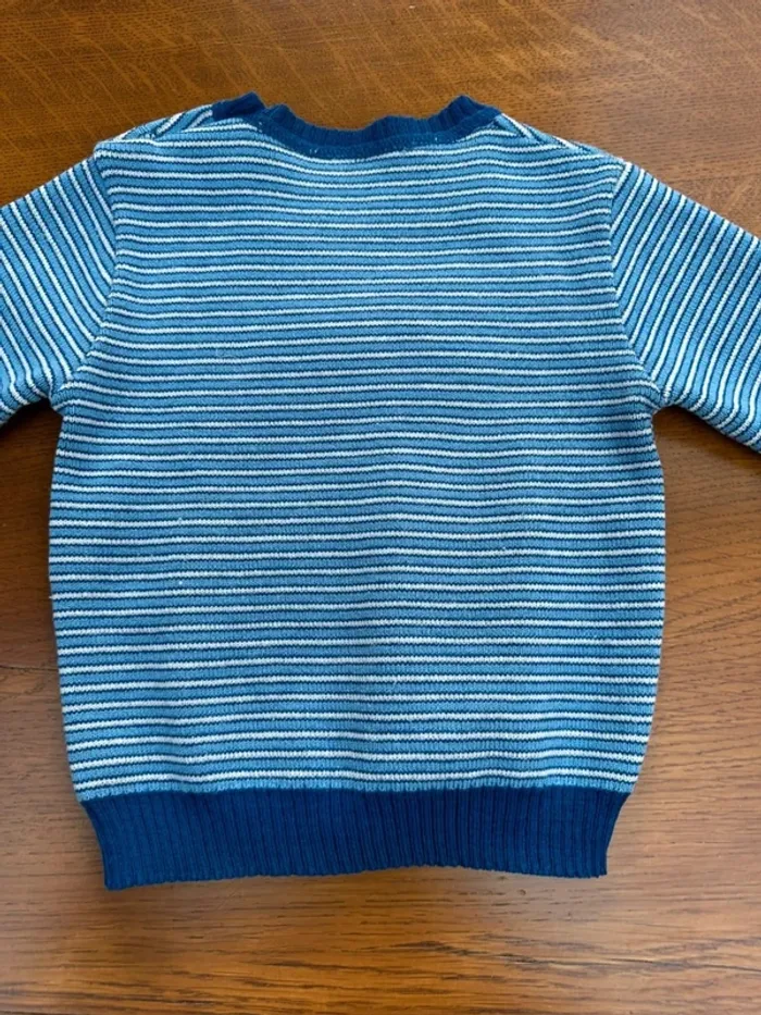 Pull rayé blue Crylor 2 ans - photo numéro 9