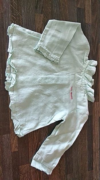 Blouse volantée lin catimini