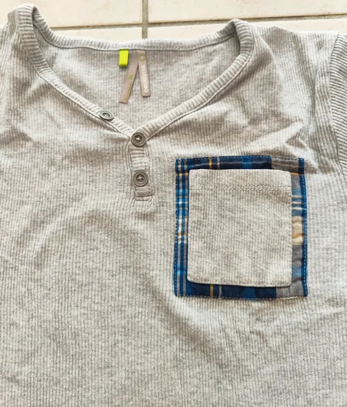 Tee shirt manches longues gris Orchestra 8 ans - photo numéro 2