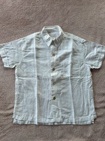 Chemise blanche en lin 5 ans