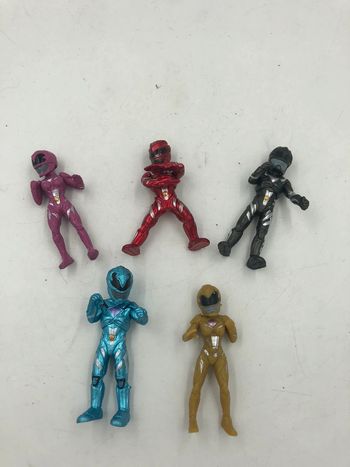Lot de 5 figurines Power Rangers 8cm