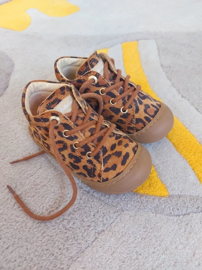 Chaussures Naturino Cocoon daim léopard 21