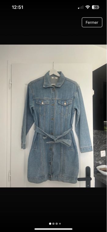 Robe en jeans