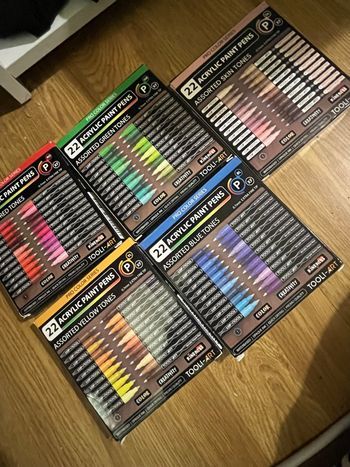 Lots de 5 boîtes de tooli art