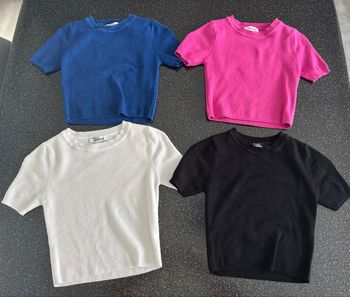 Jennyfer - lot 4 t-shirt mc taille S