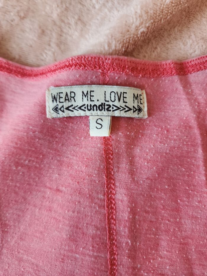 T-shirt bretelle rose taille S Undiz - photo numéro 3