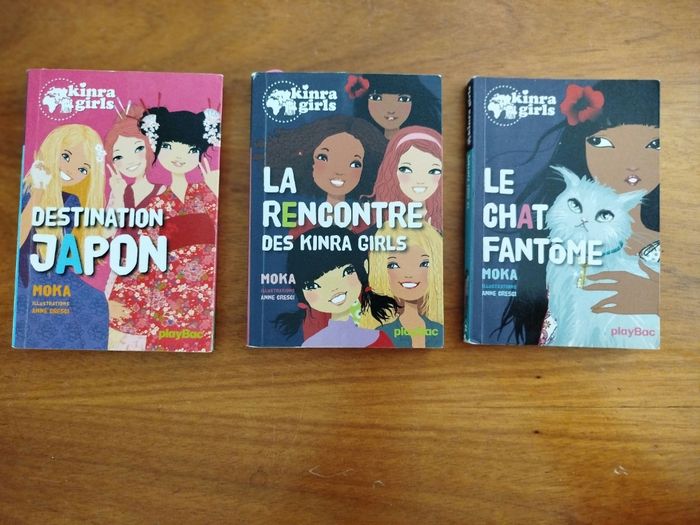tomes1 2 et 5 Kinra Girls" la rencontre" " le chat fantôme" et " destination Japon"