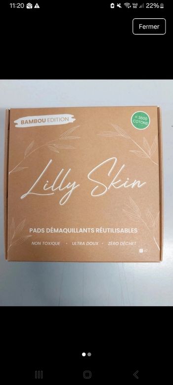 Boîte 7 cotons Bambou lilly skin