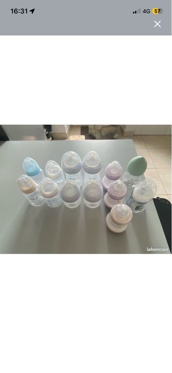 Lot biberons