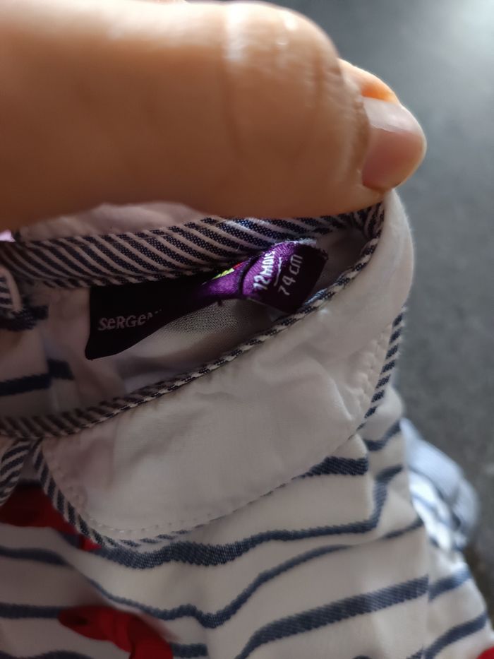 Robe marinière 12 mois - photo numéro 4