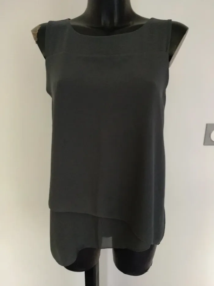 Blouse longue et fluide