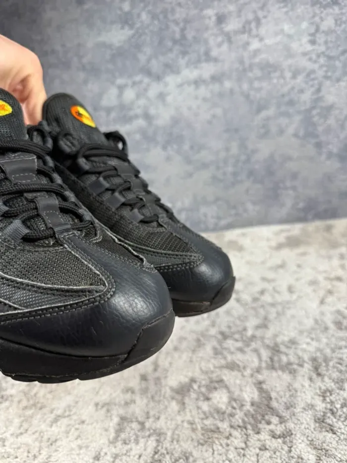 Nike Air Max 95 - Anthracite Safety Orange - Black & Grey & Red & Orange - photo numéro 14