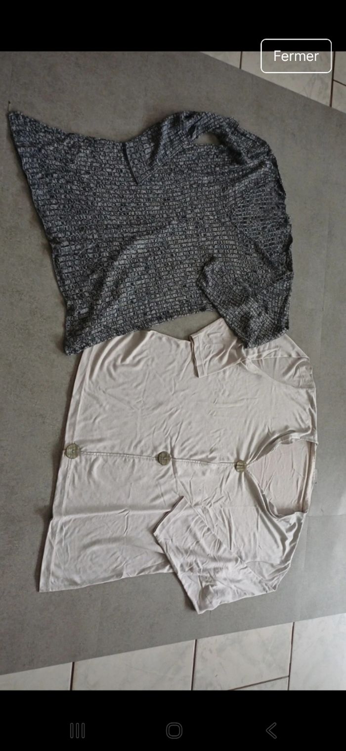 Lot 2 hauts femme