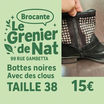 Bottes taille 39 noir