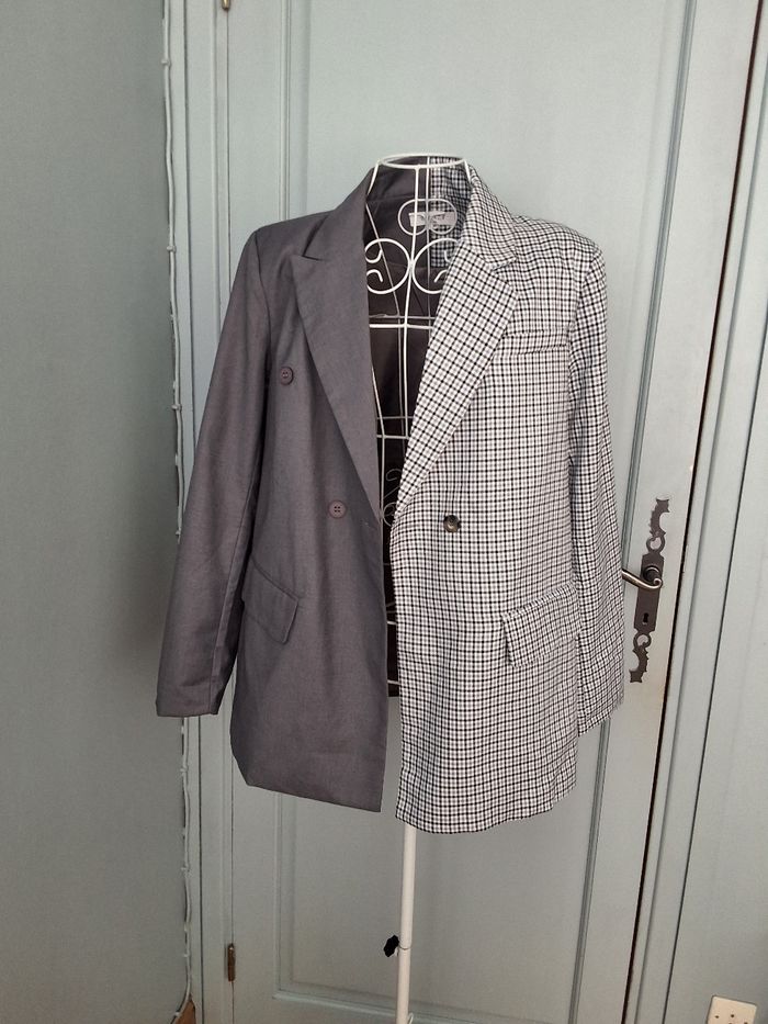 Veste oversize deux tons - photo numéro 5