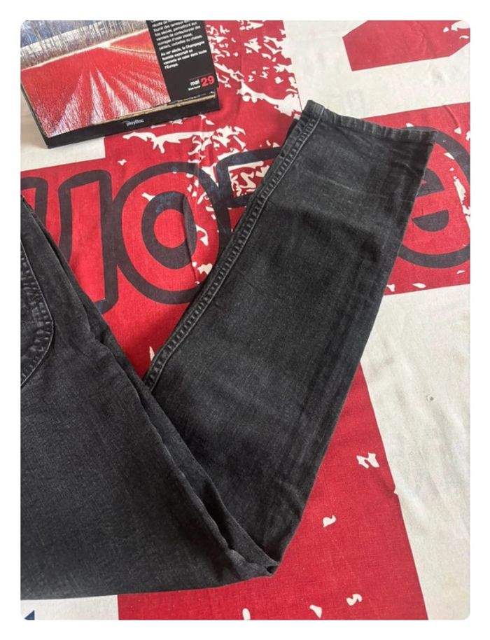 Jeans Lee noir chiné taille 38 slim - photo numéro 3
