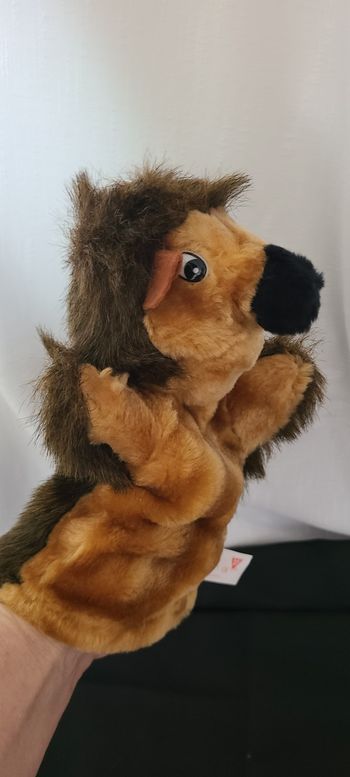 Doudou marionnette hérisson MF