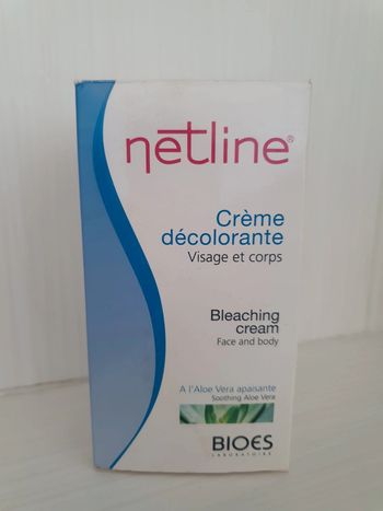 Crème décolorante visage et corps