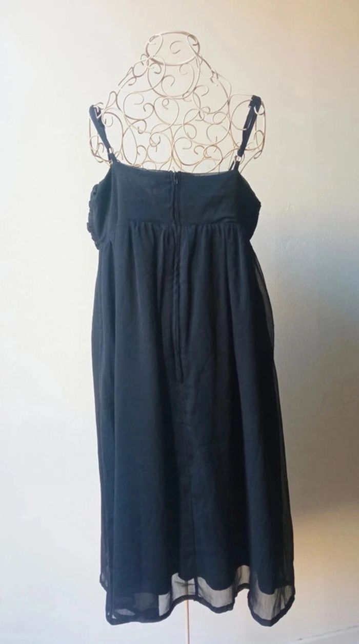 Robe noire à bretelles S 36 K.Woman - photo numéro 2