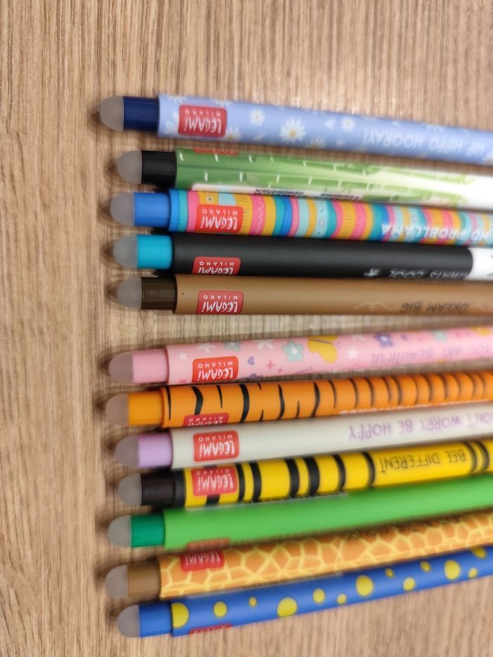Lot de Stylos Effaçables - Édition Animaux + crayon sucre d'orge offert - photo numéro 3