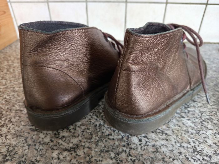 Boots  plates/mocassins cuir 35,6 - photo numéro 7