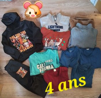Vêtements garçon 4 ans très bon état 