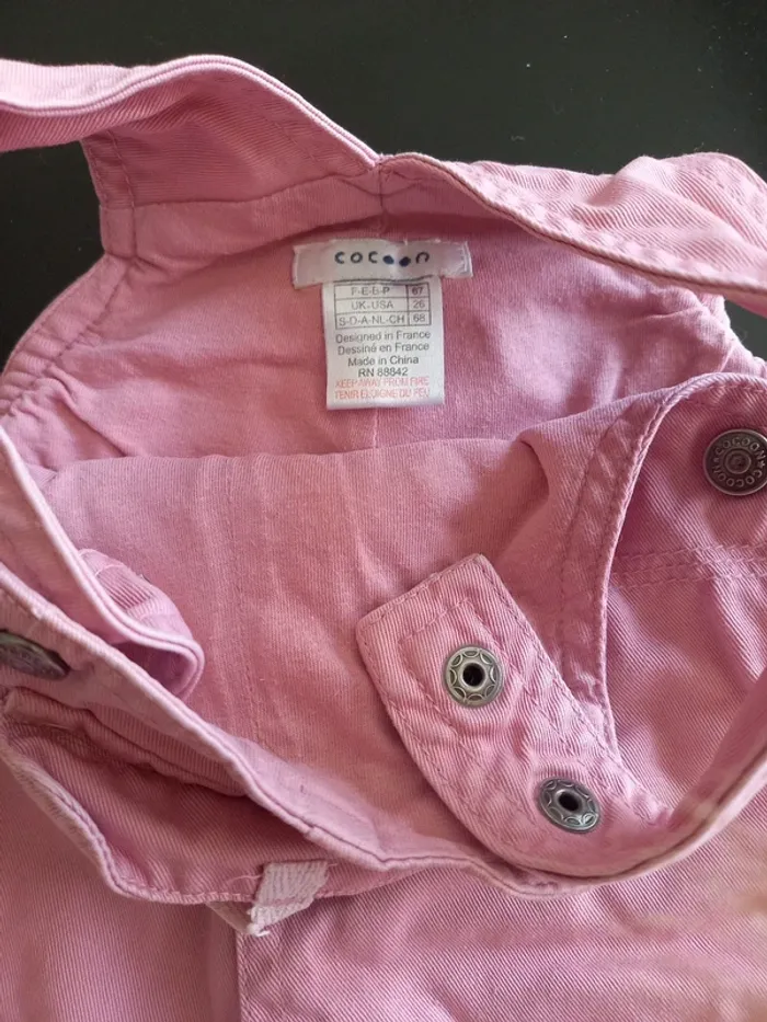 Ensemble combi et gilet bébé fille 6 mois - photo numéro 6