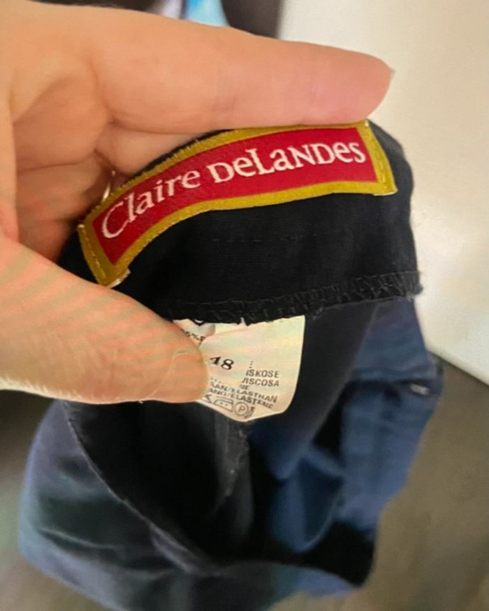 Ensemble 2 pièces marine Claire Delandes T48 - photo numéro 7