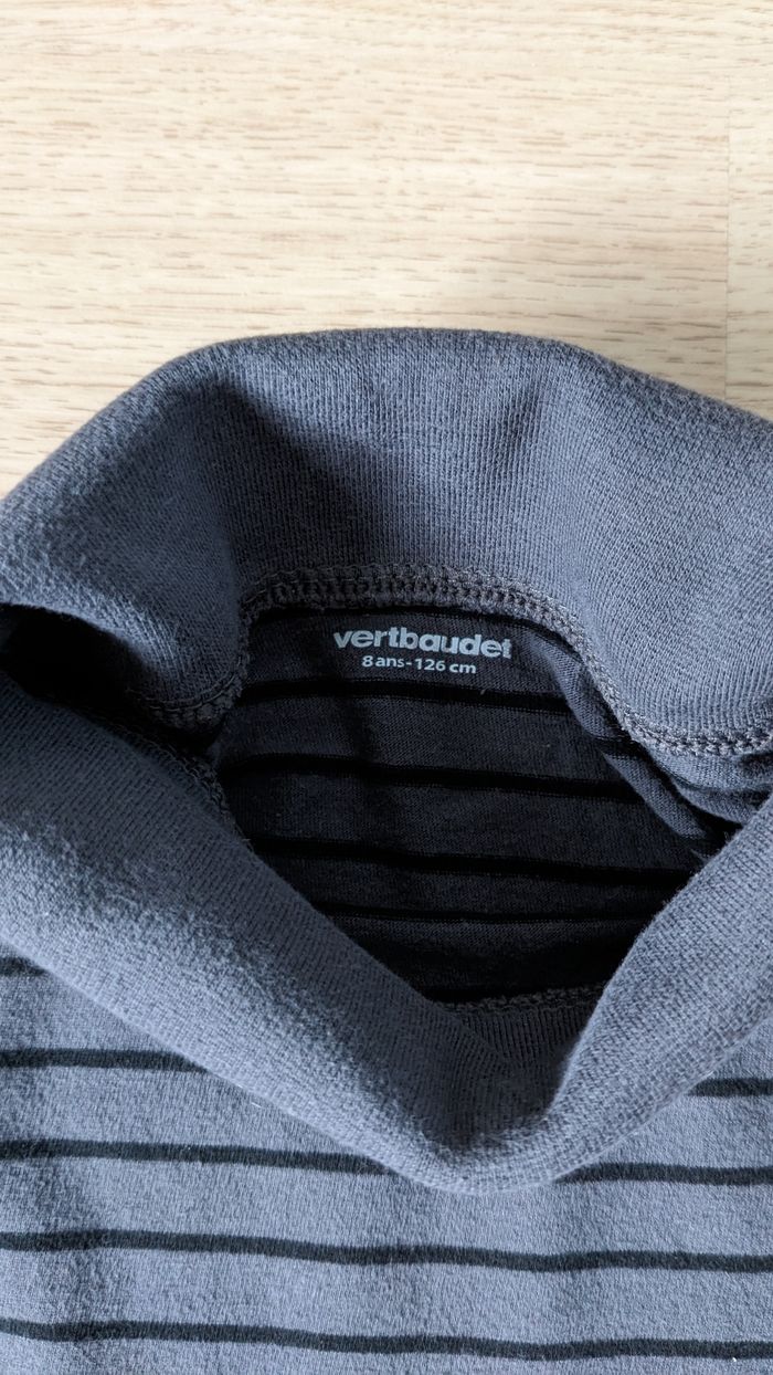 Sous pull / pull col roulé garçon 8 ans - photo numéro 2