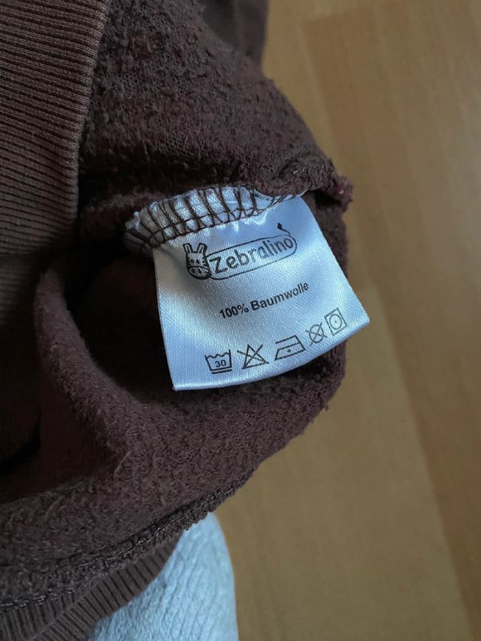 Gilet marron « Luck » Zebralino Taille 122 - photo numéro 5