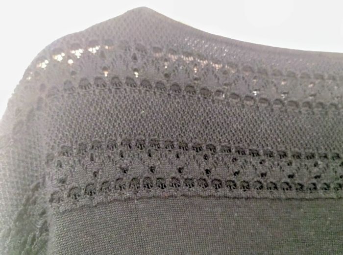 Robe noire courte en maille XL - photo numéro 5