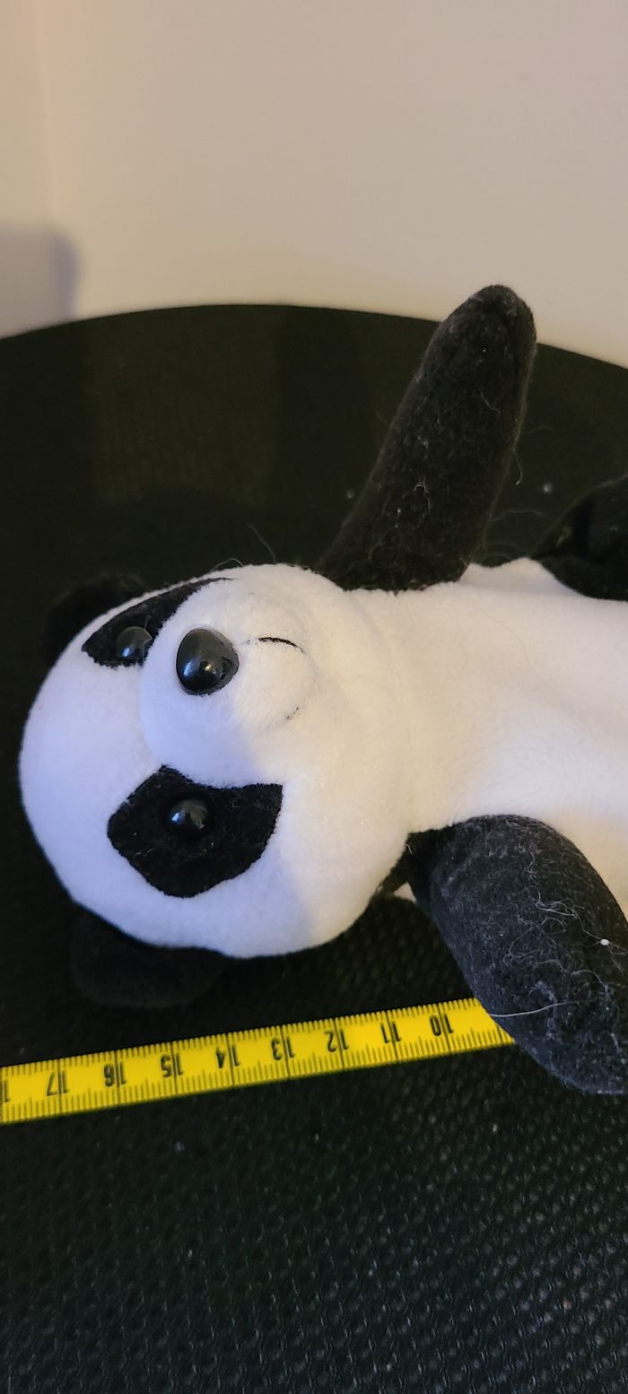 Peluche panda TY Beanie Baby pas d'étiquette - photo numéro 4