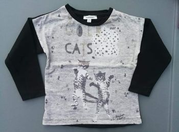 Tee-shirt ML 2-3 ans fille 3 pommes