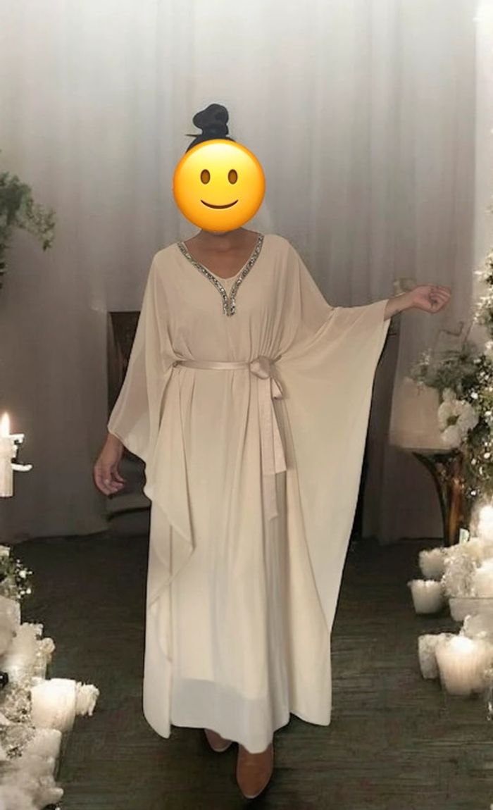 Robe longue papillon