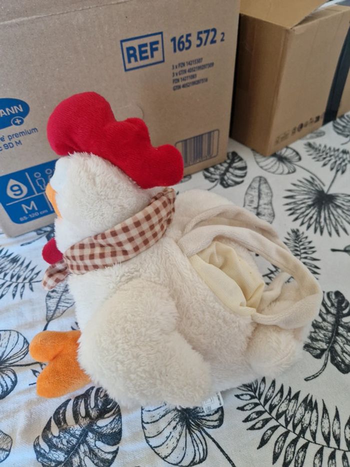 Peluche sac poule - photo numéro 4