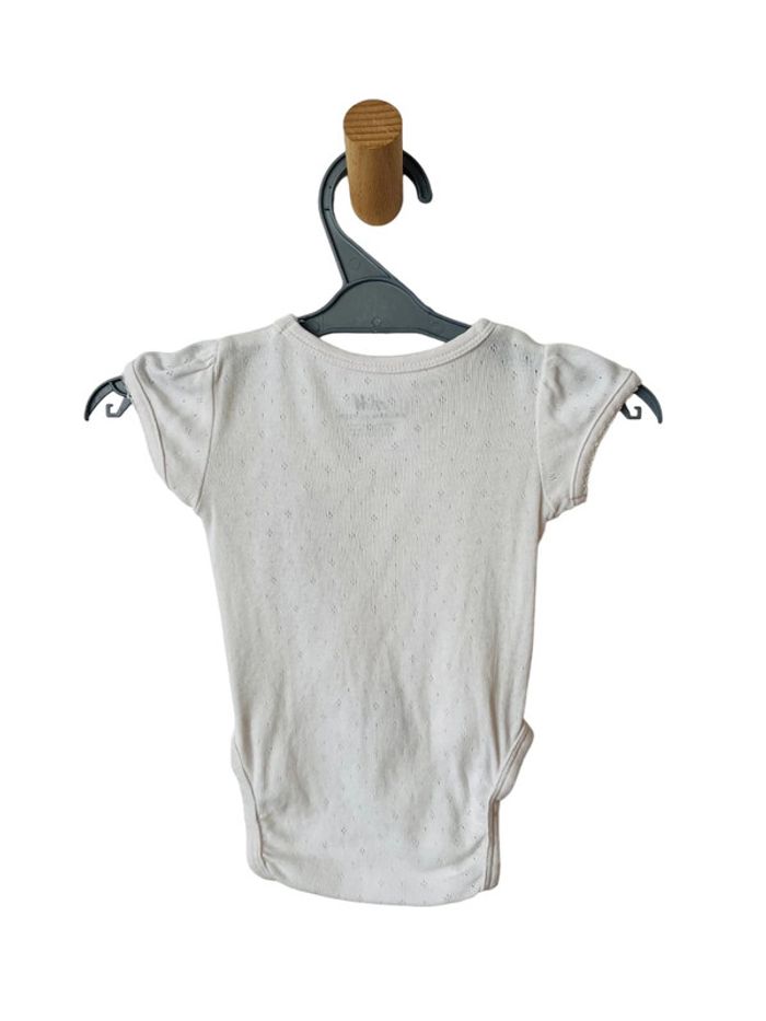 Body croisé à manches courtes (motif ajouré) - H&M fille 1-2 mois (56cm) - photo numéro 3