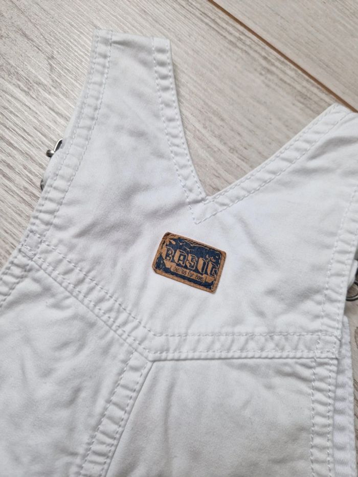 Salopette blanche Tex 18 mois - photo numéro 3