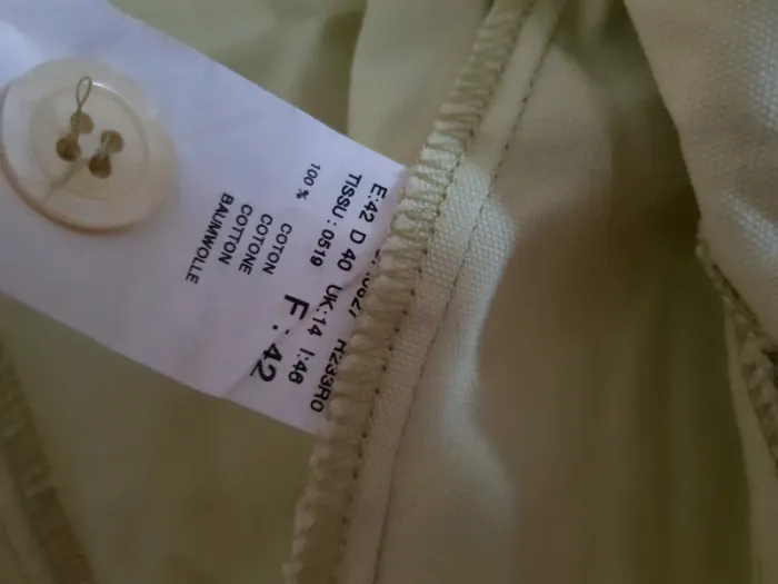 Veste coton verte, taille 42 - photo numéro 3