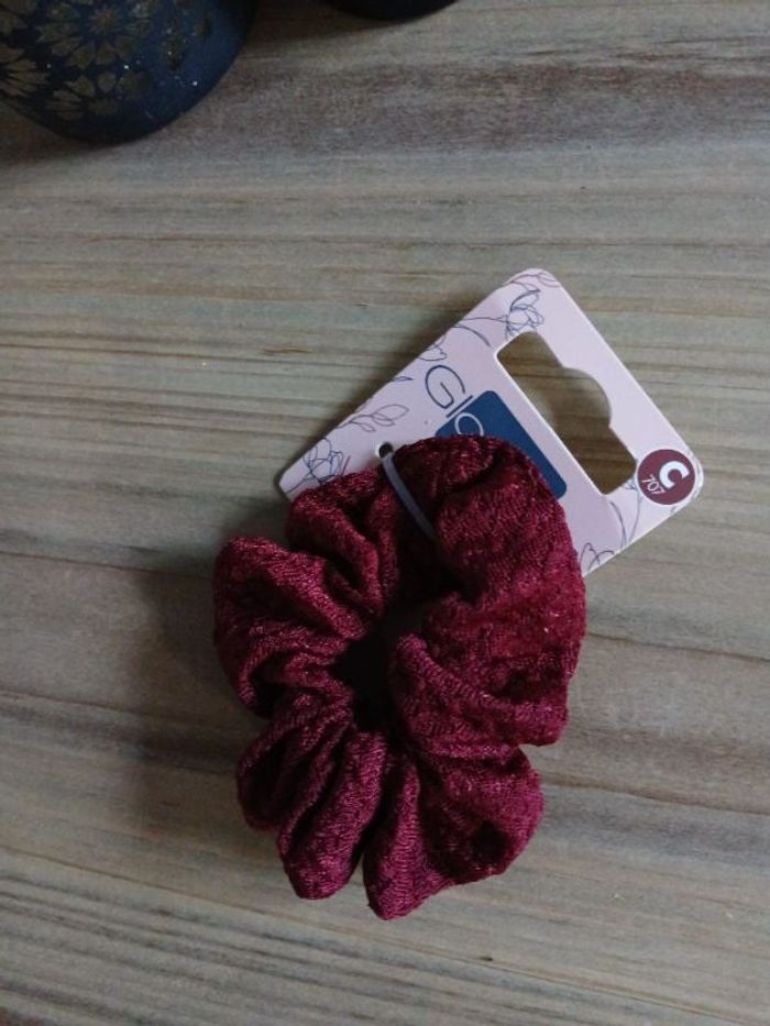 Chouchou cheveux bordeaux - Glamour Paris Accessoires