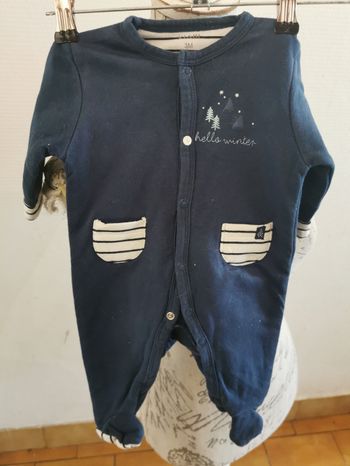 Combinaison t 3 mois kiabi