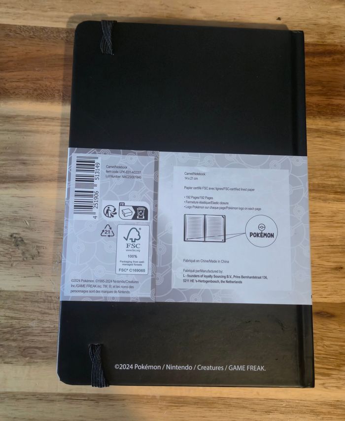 Carnet notebook Pokémon - photo numéro 2