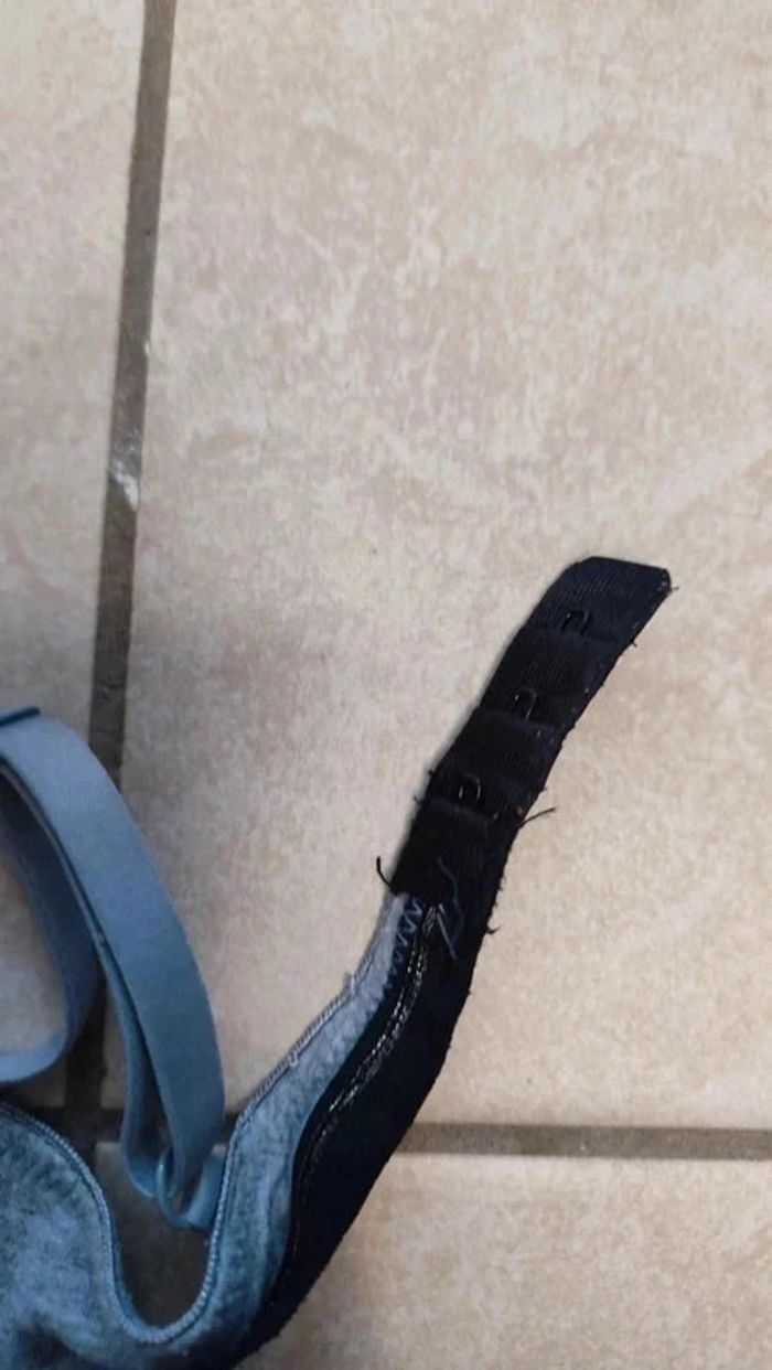 Soutien-gorge sans armature 80A | Gris | Tex | Idéal jeunes filles - photo numéro 3