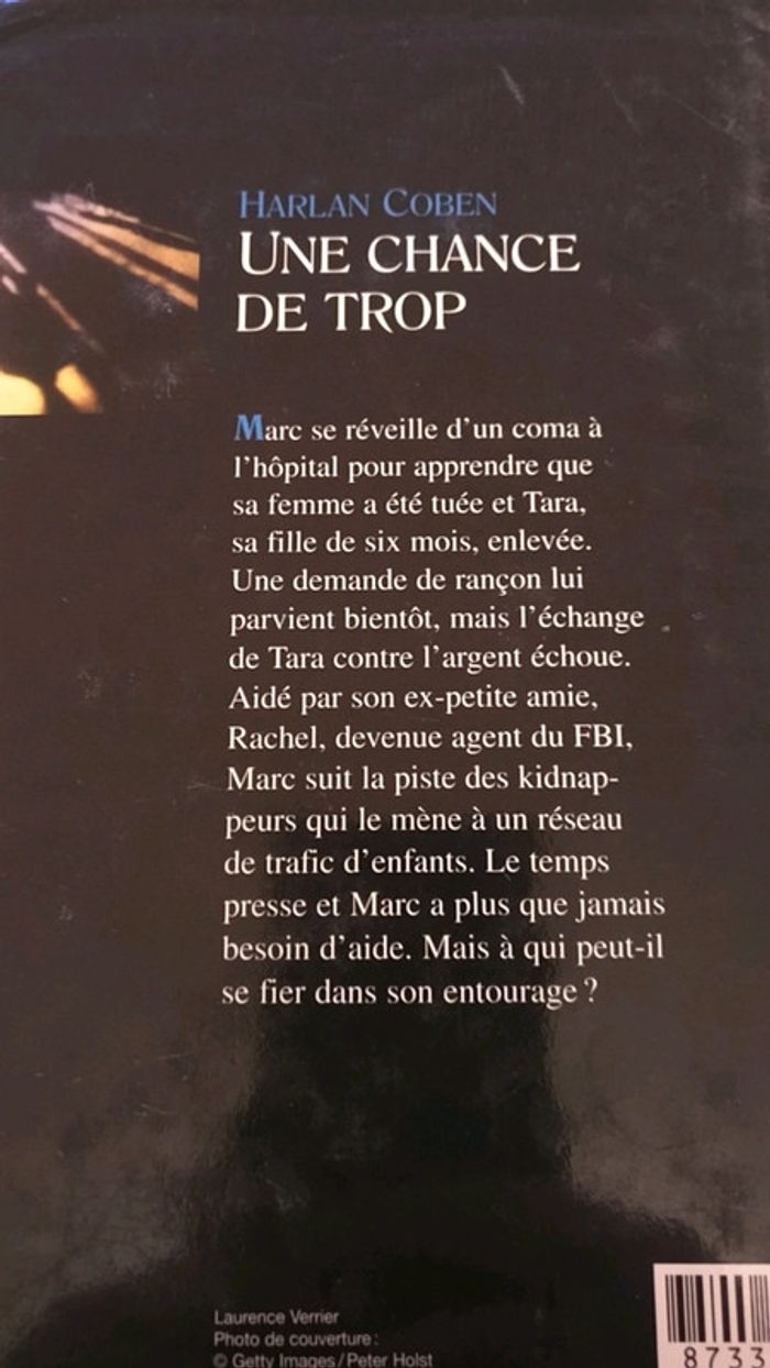 Une chance de trop Harlan Coben - photo numéro 2