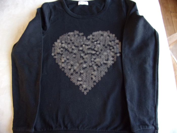 Joli Sweat avec Coeur - T.S