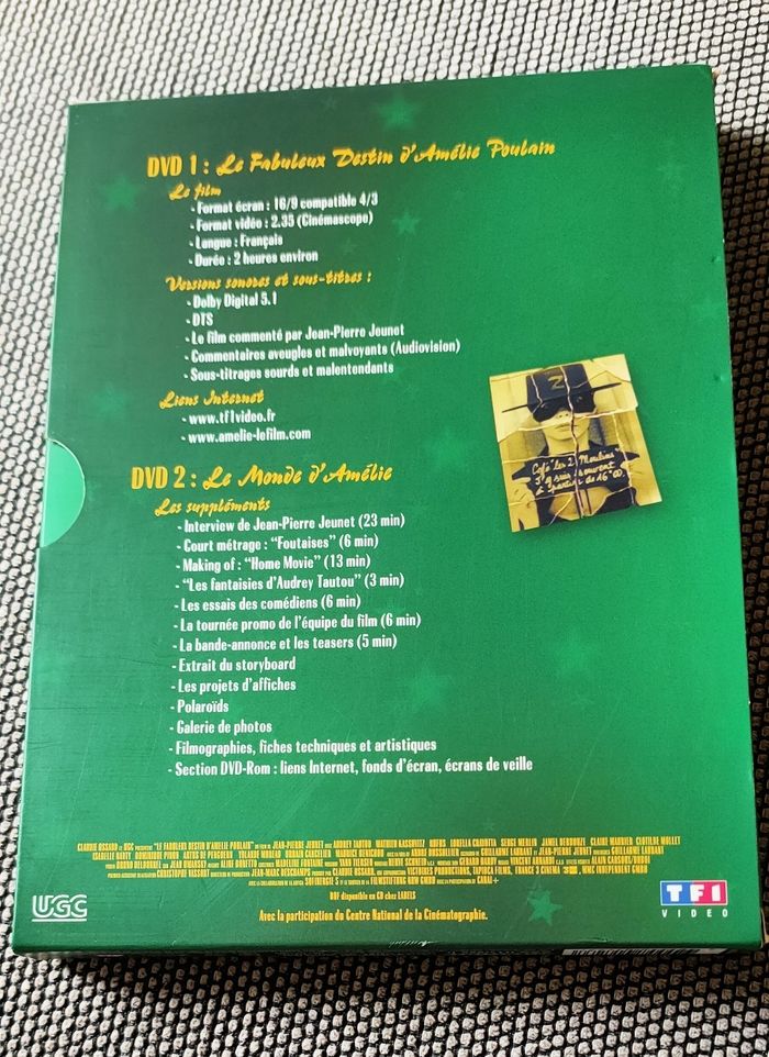 Dvd collector Le fabuleux destin d'Amélie Poulain - photo numéro 3