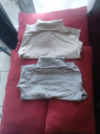 Lot de 2 cols roulés