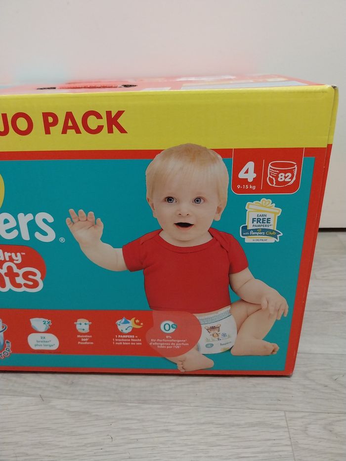 Carton pampers pants taille 4 - photo numéro 2