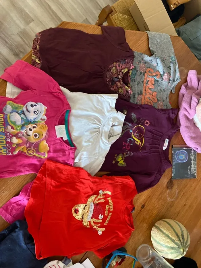 Lot t shirt manche longue