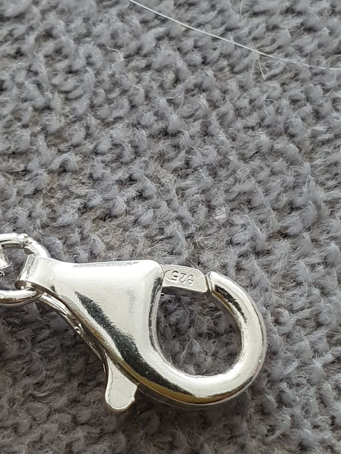 Collier de véritable perles A fermoir en argent - photo numéro 5