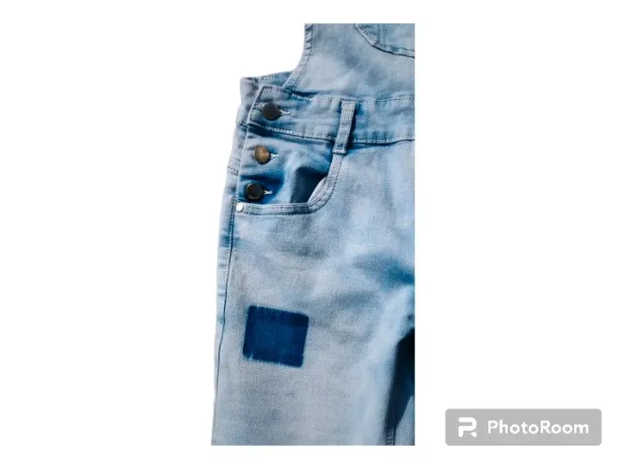 Salopette en jeans slim Jovial taille 14 ans - photo numéro 3